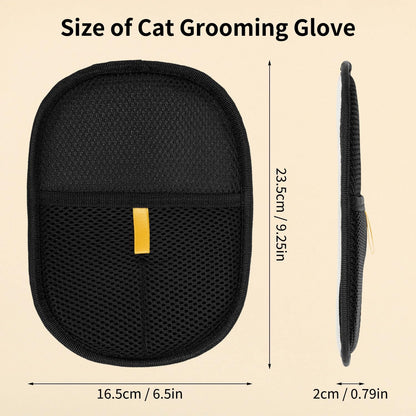 2PCS Pet Hair Remover Glove, Static Pet Hair Removal Glove