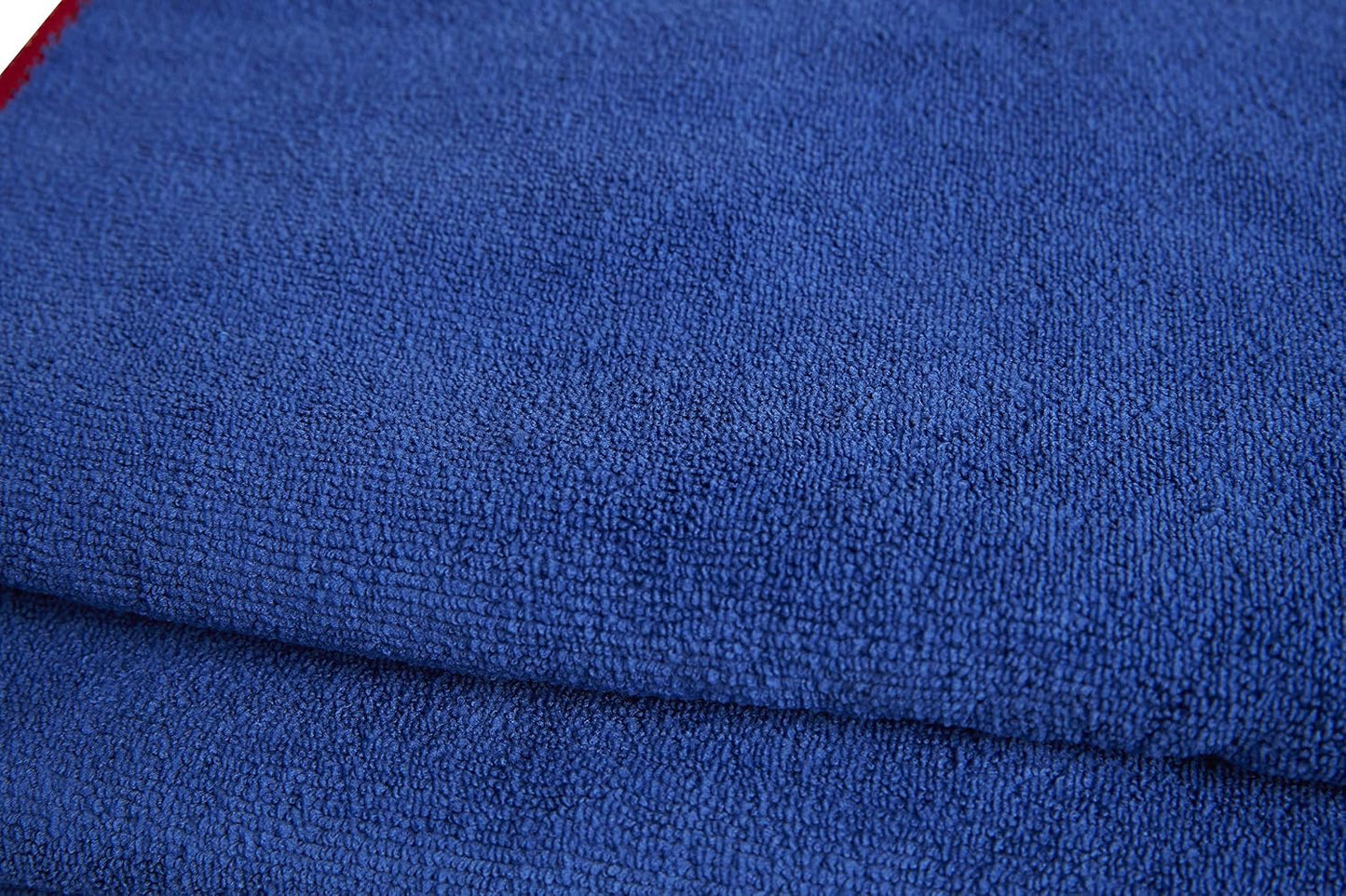 MF2 Microfibre Drying Towel - Ultra Soft, Super Absorbent, 450GSM Short Pile Wicks Away Water, Reduces Marring and Gloss Loss - Measures 60X90Cm Large Size Reusable Detailing Cloth, Blue